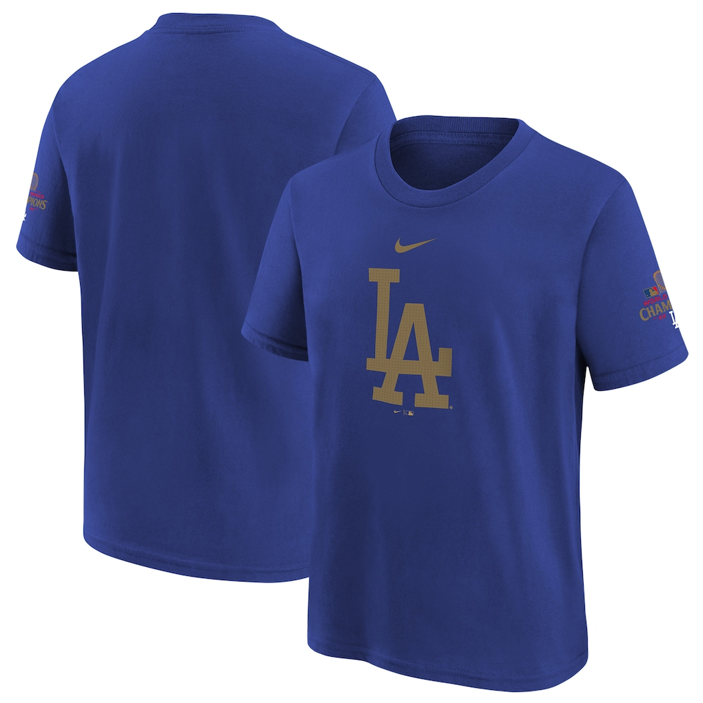 Men Los Angeles Dodgers blank blue MLB 2025 Tshirt style 3->mlb t-shirts->Sports Accessory